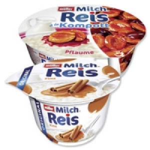 M&uuml;ller Milchreis oder Milchreis &agrave; la Kompott 0.39&nbsp;&euro;