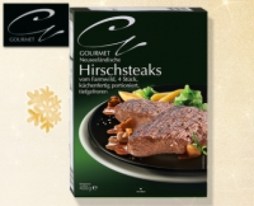 GOURMET Neuseel&auml;ndische &shy;Hirschsteaks 6.99&nbsp;&euro;