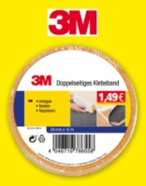 Doppelseitiges Klebeband 1.49&nbsp;&euro;