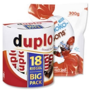 duplo Kinder Riegel oder Schoko-Bons 2.59 €