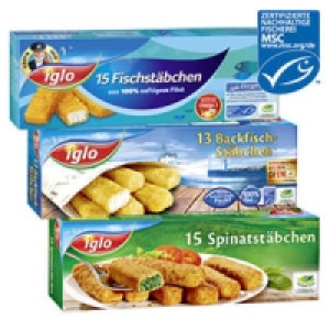 iglo Fischst&auml;bchen oder Backfisch-St&auml;bchen 1.66&nbsp;&euro;