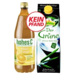 hohes C oder Pfanner Eistee 1.11 €