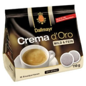 Dallmayr prodomo oder Crema d&acute;Oro Kaffeepads 1.69&nbsp;&euro;