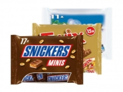 Snickers/ Twix/ Bounty/ Milky Way/ Mars Minis 2.22&nbsp;&euro;