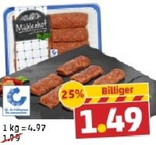 M&Uuml;HLENHOF Frische Cevapcici