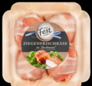 MEIN FEST Ziegenfrischk&auml;se im Speckmantel 2.99&nbsp;&euro;