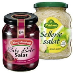 Hengstenberg Rote Bete Salat mit Rotweinessig oder K&uuml;hne Sellerie Sala 0.99&nbsp;&euro;