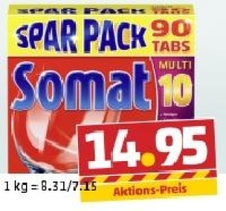 SOMAT Geschirsp&uuml;lmaschinen-Tabs
