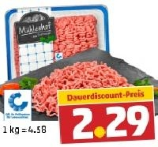 M&Uuml;HLENHOF Frisches Schweine-Hackfleisch