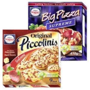 Original Wagner Big Pizza American Style Supreme oder Piccolinis Salam