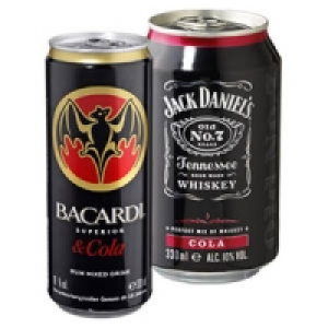 Jack Daniels & Cola, Jack Daniels & Ginger oder Bacardi & Cola 1.99&nbsp;&euro;