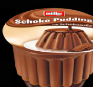 MÜLLER Pudding mit Soße 0.85 €