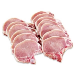 Frische Schweinestielkoteletts oder Schweinebauch