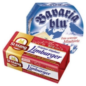 St.Mang Limburger oder Bavaria Blu Minitorte