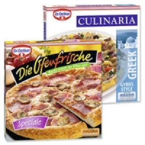 Dr. Oetker Ofenfrische Pizza Speciale oder Culinaria Greek Style 2.22 €