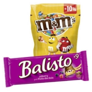 MilkyWay, Balisto Korn-Mix oder m&m&acute;s Peanut + 10 %