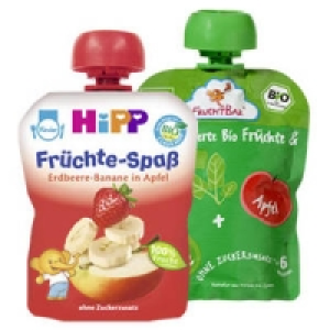 Hipp Bio Fr&uuml;chte-Spa&szlig; oder FruchtBar Bio Fruchtp&uuml;ree