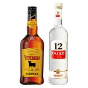 Osborne Veterano, 103, Ouzo 12 oder Gold