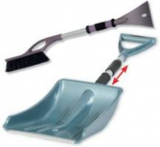 Schneebesen mit Eiskratzer, 72 cm