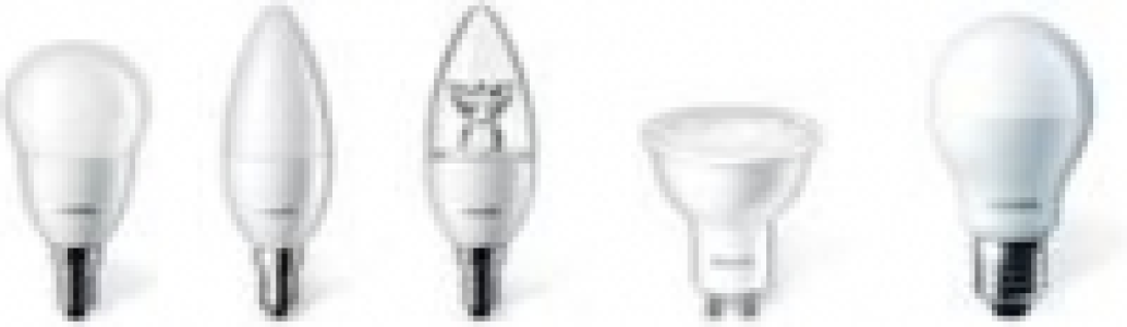 LED-Lampen, Kerzenform, klar