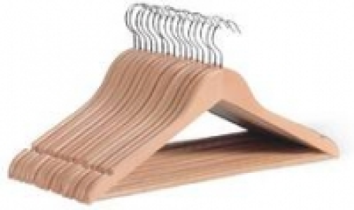 Holz-Kleiderb&uuml;gel