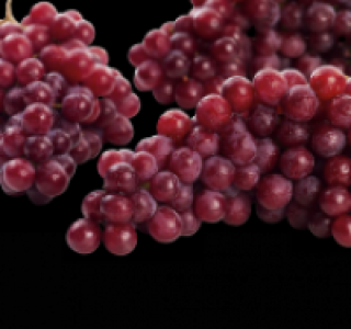 Rote Tafeltrauben, kernlos