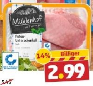 M&Uuml;HLENHOF Frische Puten-Unterschenkel 2.99&nbsp;&euro;