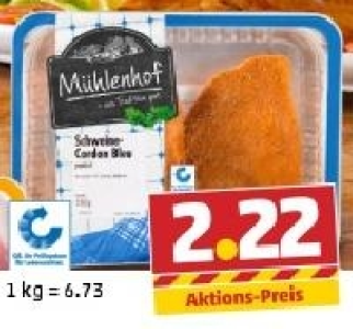 M&Uuml;HLENHOF Frisches Schweine-Cordon Bleu 2.22&nbsp;&euro;