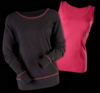 FOR SPORT Damen-Shirt mit Top