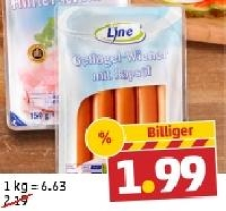 LINE Gefl&uuml;gel-Wiener oder -K&auml;sew&uuml;rstchen