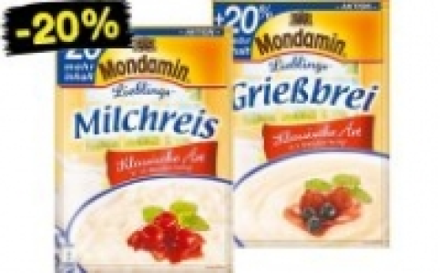 Mondamin Süße Gerichte 0.79 €