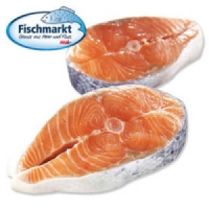 Lachssteaks aus Eigenproduktion