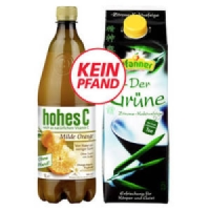 hohes C oder Pfanner Eistee 1.11 €
