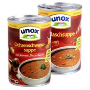 Unox Ochsenschwanzsuppe oder Gulaschsuppe, konzentriert 1.19 €