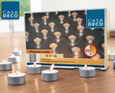 CASA DECO®Premium-Lichte, 72 Stück