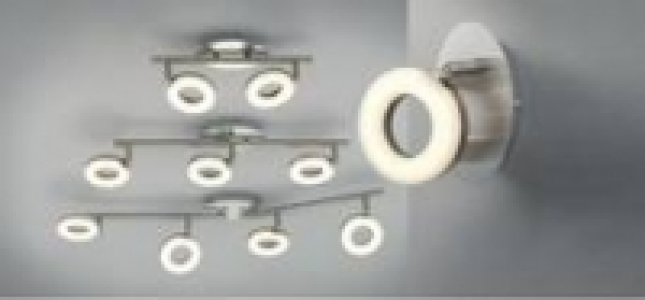 LED-Strahlerserie Circle, 3er-Schiene