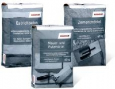 Estrichbeton, Mauer- und Putzmörtel, Zementmörtel