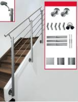 Alu-Geländersystem, Basis-Set Alu-Geländerset AB5