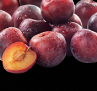 Dunkle Pflaumen