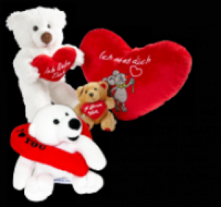 HEUNEC Valentins-Pl&uuml;sch-Artikel 2.99&nbsp;&euro;