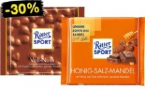 Ritter Sport Tafelschokolade 0.69 €