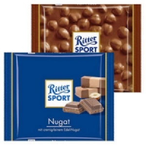 Ritter Sport Schokolade oder Bio-Schokolade 0.59&nbsp;&euro;