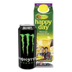 Monster Energy Drink oder Rauch happy day S&auml;fte, Nektare 1.39&nbsp;&euro;