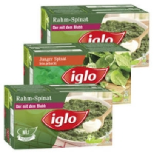 Iglo Rahm- oder Junger Spinat 1.11&nbsp;&euro;