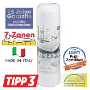Ortho-Komfort-7-Zonen-Matratze 59.95&nbsp;&euro;