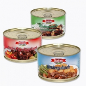 Rindergulasch 1.95 €