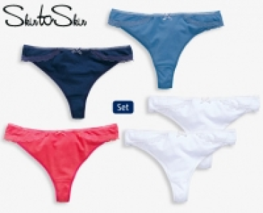 SKIN TO SKIN®Spitzenslips, 4 bzw. 5 Stück