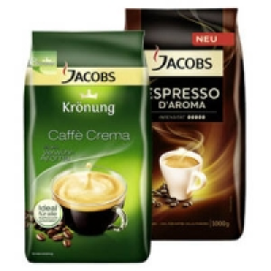 Jacobs Kr&ouml;nung, Crema D&acute;Aroma oder Espresso D&acute;Aroma 9.99&nbsp;&euro;