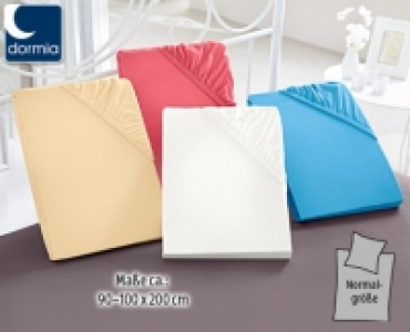 DORMIA®Jersey Spannbetttuch, Normalgröße