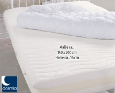 DORMIA®7-Zonen-Kaltschaummatratze mit Flextubes-Kern